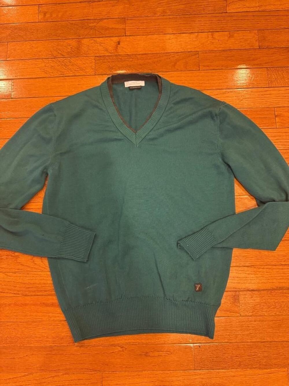 MENS Versace Collection men wool v neck sweater large (sw300